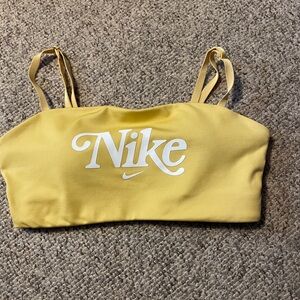 Sm Yellow Nike Sports Bra
